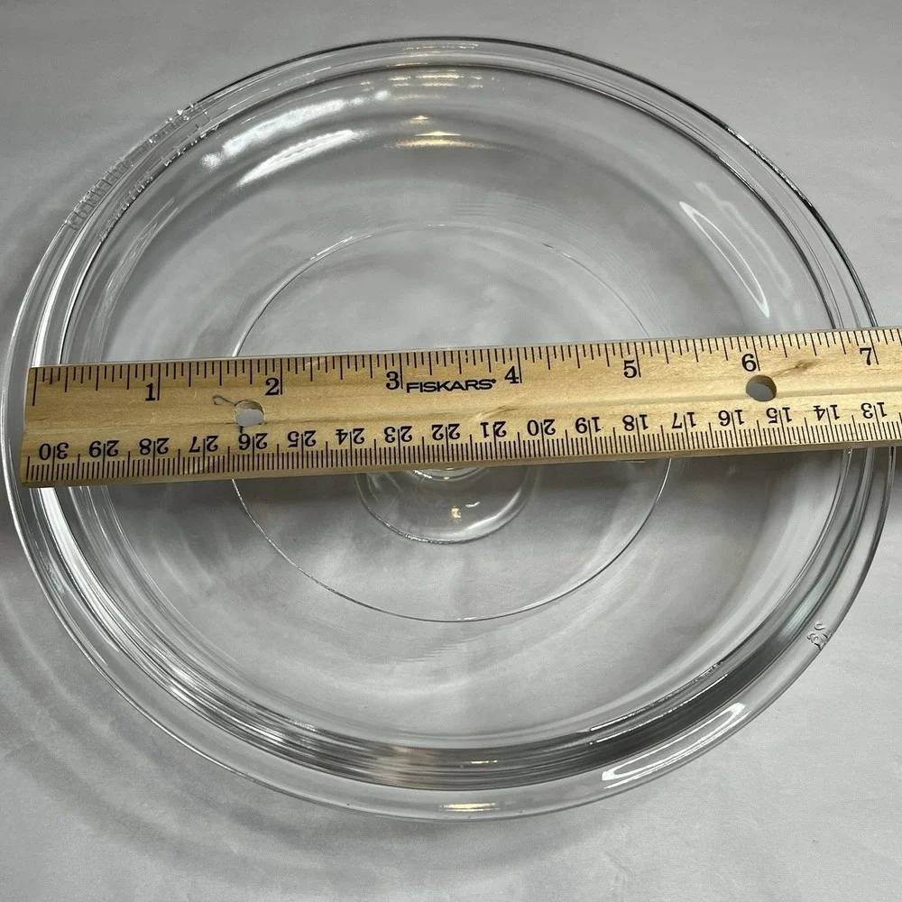 Clear Glass‎ Round Pyrex Replacement Lid with Knob #26 Corningware 7 1/4